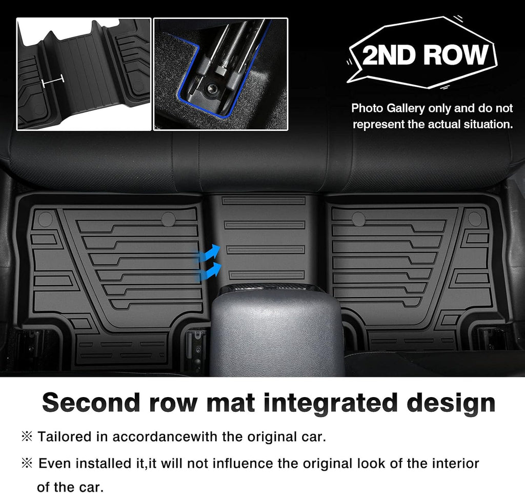 TPE Non-Slip Car Floor Mats Full Set Q2310