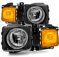 For 2006-2010 Hummer H3 H3T Headlights Driver + Passenger Side Pair U137