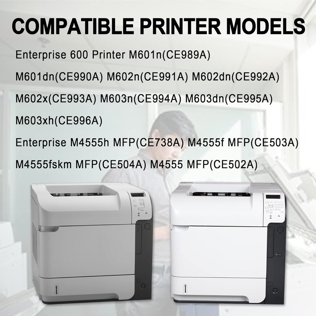 90A CE390A Compatible Toner Cartridge for HP Enterprise 600 Printer U9812
