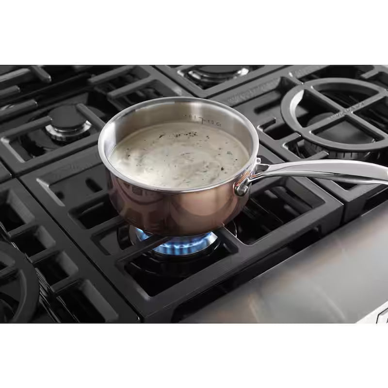 Gas Commercial Cooktop with 6-Burners in Stainless Steel B61939