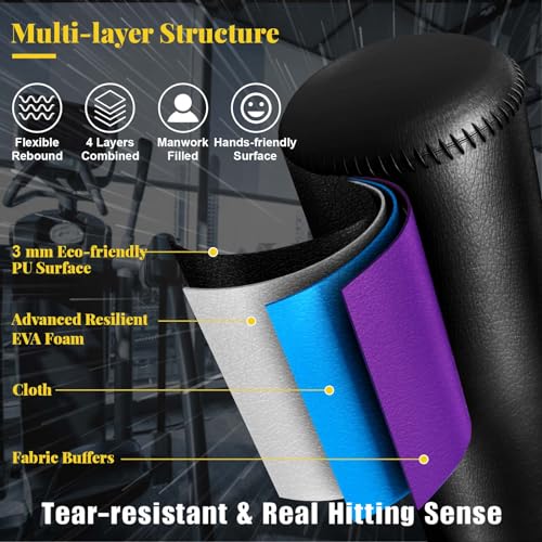 Freestanding Heavy Boxing Bag with Stand J7377