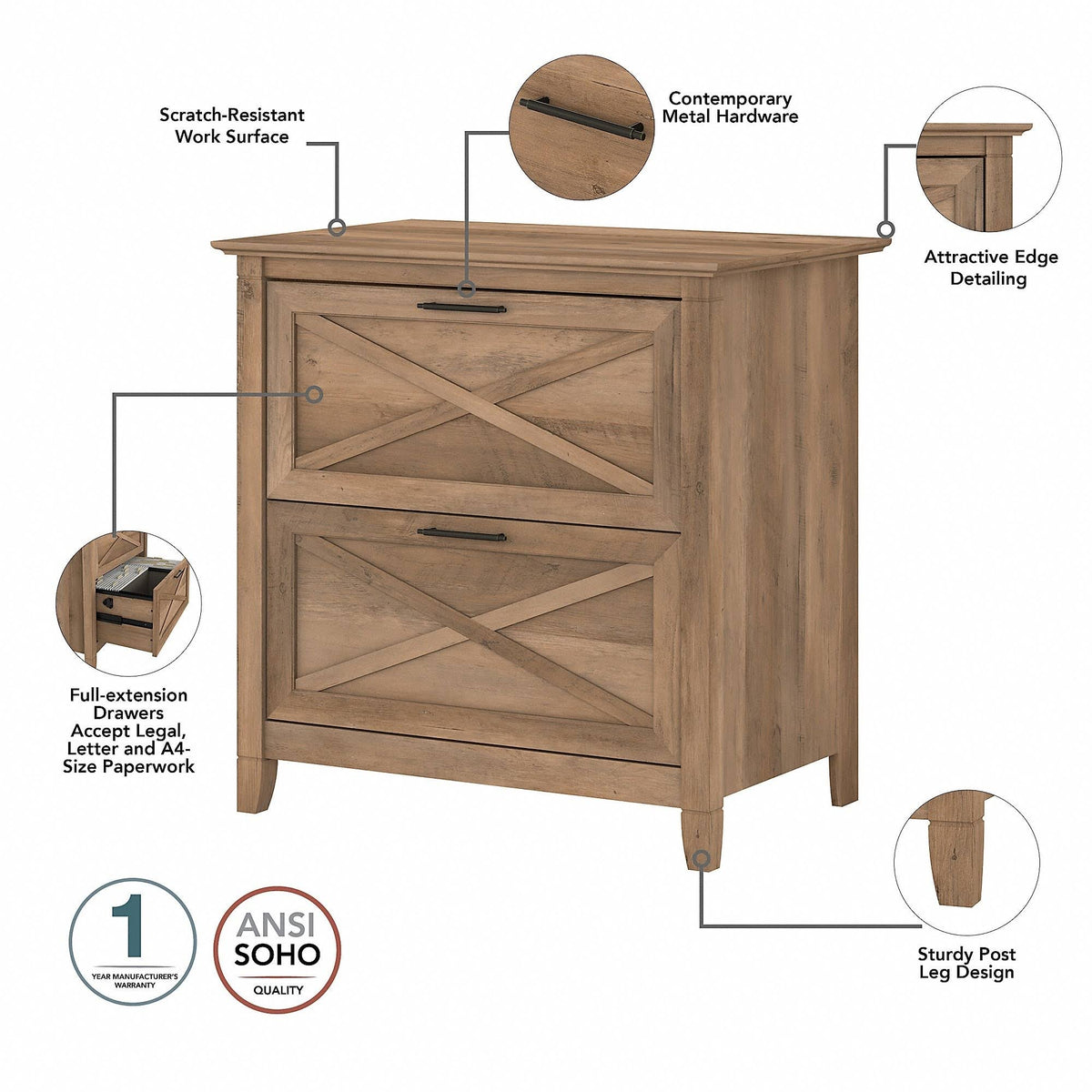 2-Drawer Lateral File Cabinet R88245