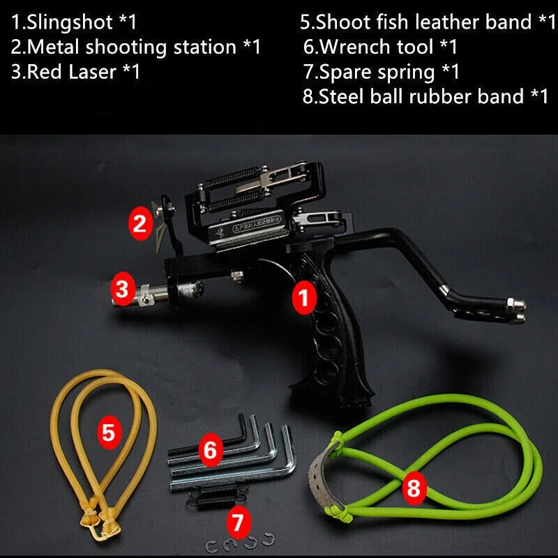 Outdoor Hunting SlingShot Catapult Fishing S58639