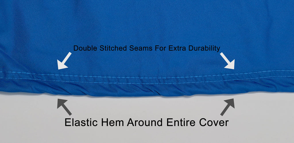 Blue Black Trailerable Jet Ski Cover with Trailer Straps and Storage Bag Q571