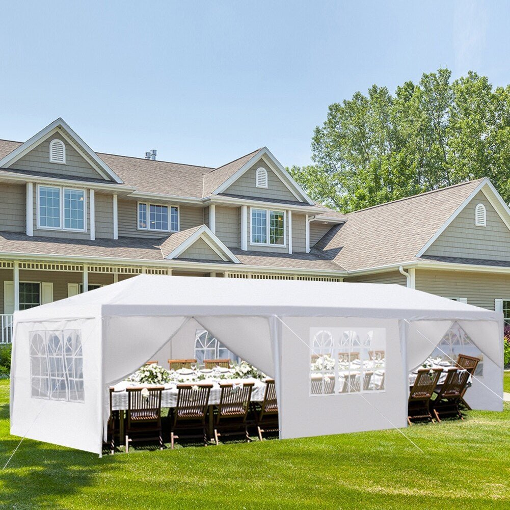 10'x30' Outdoor Waterproof Party Tent with 8 Removable Sidewalls N321026