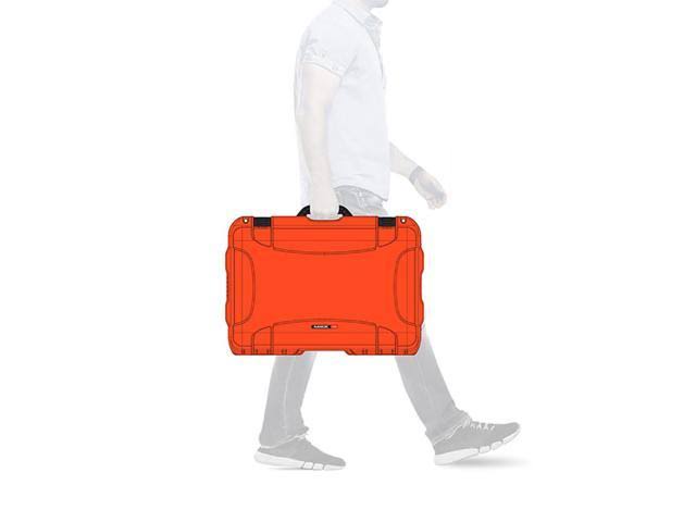 Orange Rolling Waterproof Hard Carrying Case P129