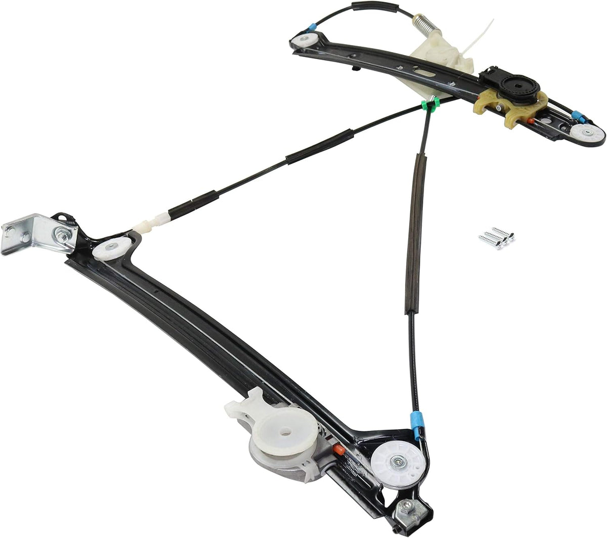 Front Window Regulator Power Convertible Coupe Driver Side Pack of 2 Q86885