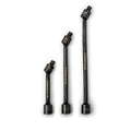 3 Piece 1/2" Drive Pinless Impact Universal Joint Extension Set V7291