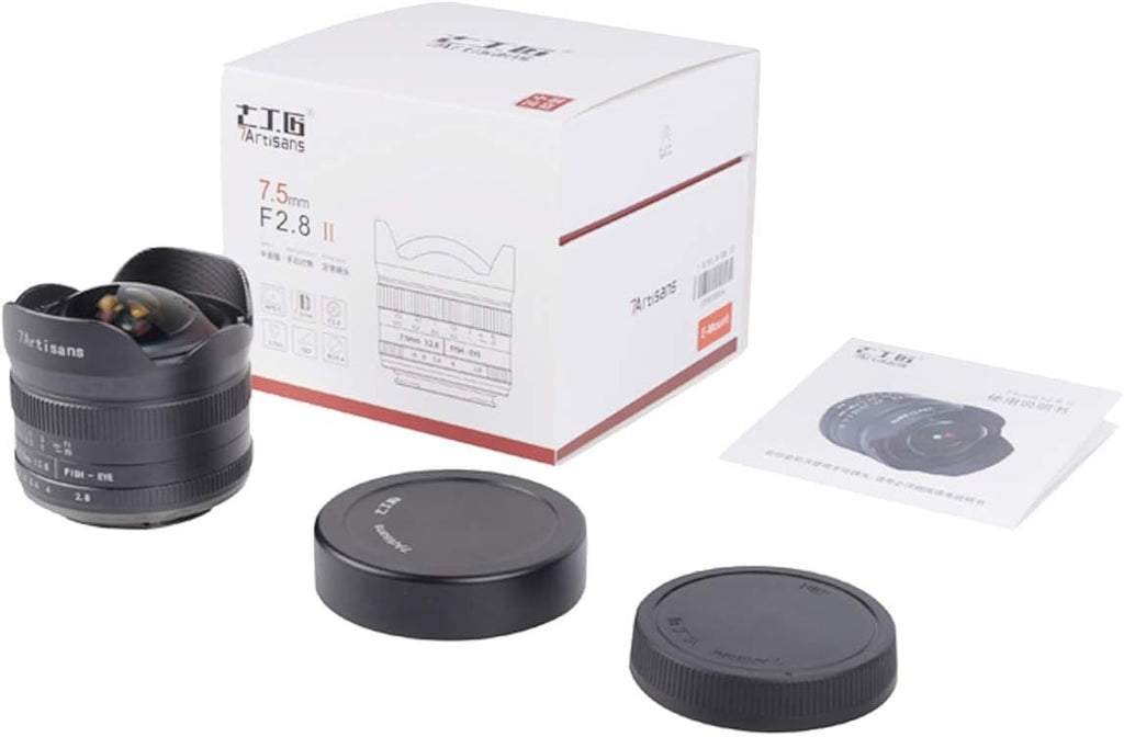 7.5mm f2.8 II Manual Fisheye Lens for MFT M4/3 Mount Cameras K280444