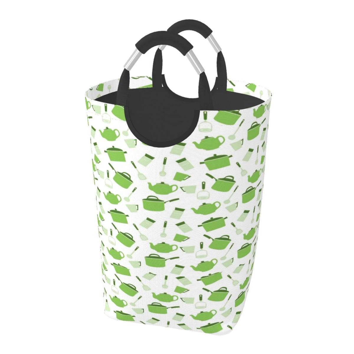 Large Canvas Fabric Collapsible Laundry Hamper X8447