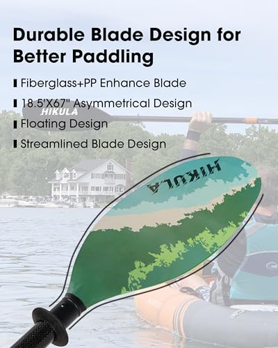 Adjustable Carbon Shaft PP Blade Kayak Paddle R31209