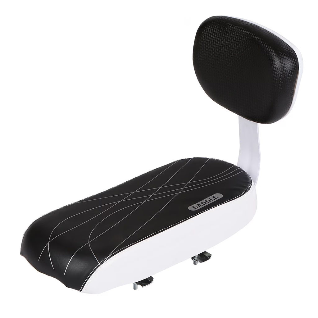 Soft Cushion Rear Bike Seat in PU Leather with Backrest M283293
