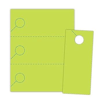 Green Digital Cover Door Hangers, 1000/Pack D436126