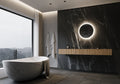 24 x 24 Round Backlit Mirror J319727
