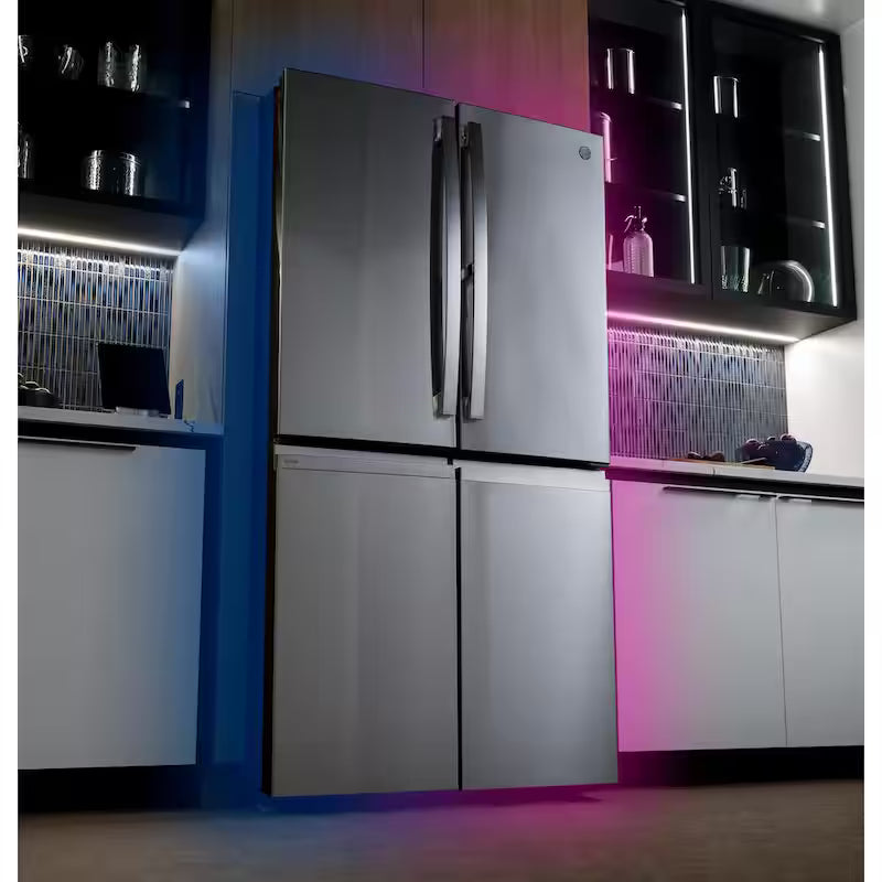 28 cu. ft Quad Door Bottom Freezer Refrigerator Stainless F53335