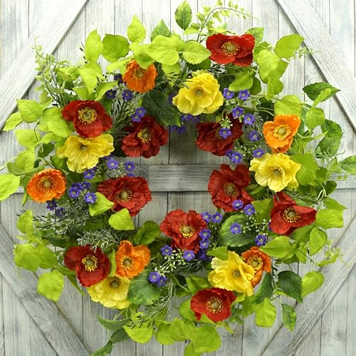 Artificial Christmas Wreaths with Berry Pine Cones Pine Needles W712183
