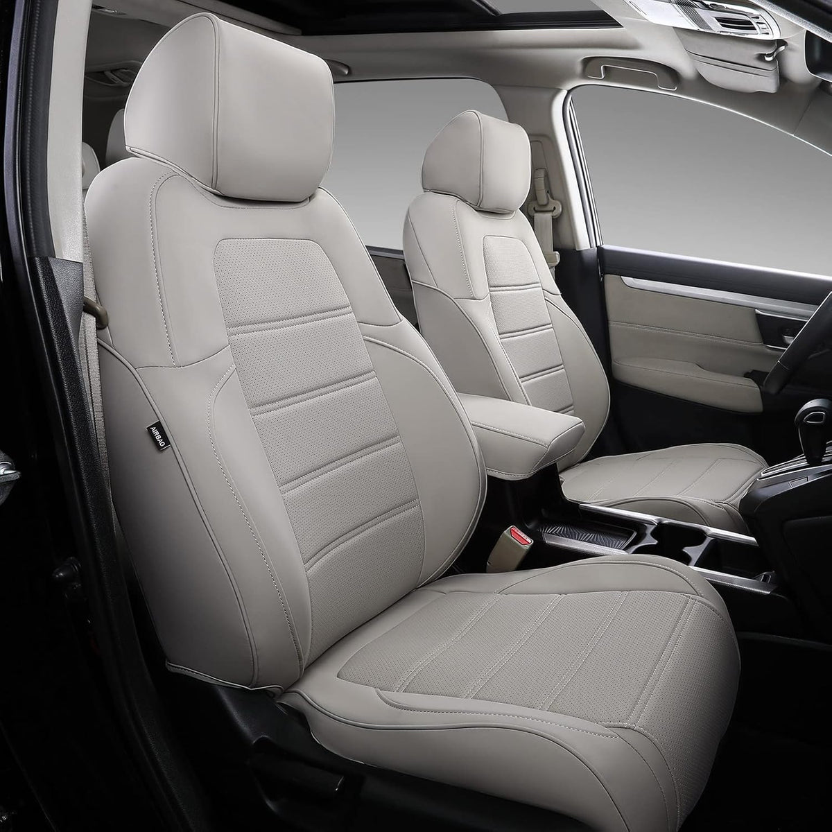 Grey Full Set Car Seat Covers Q54426