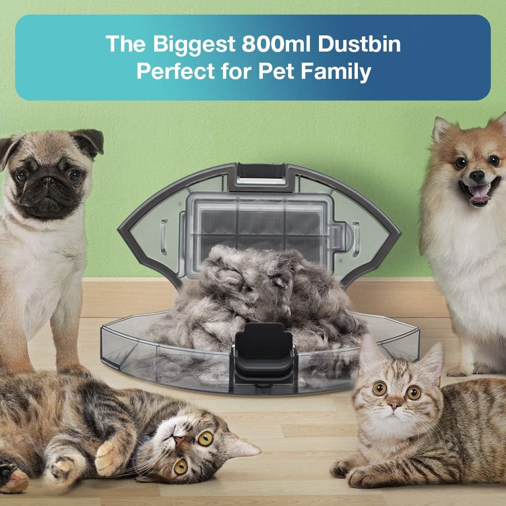 Robot Vacuum with 2000Pa and 800ML Dustbin O1904