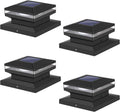 Waterproof Solar Post Cap Lights 4 Packs R717232