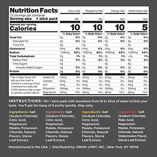 Zero Sugar Electrolytes Variety Pack Drink Mix 12 Count N758631
