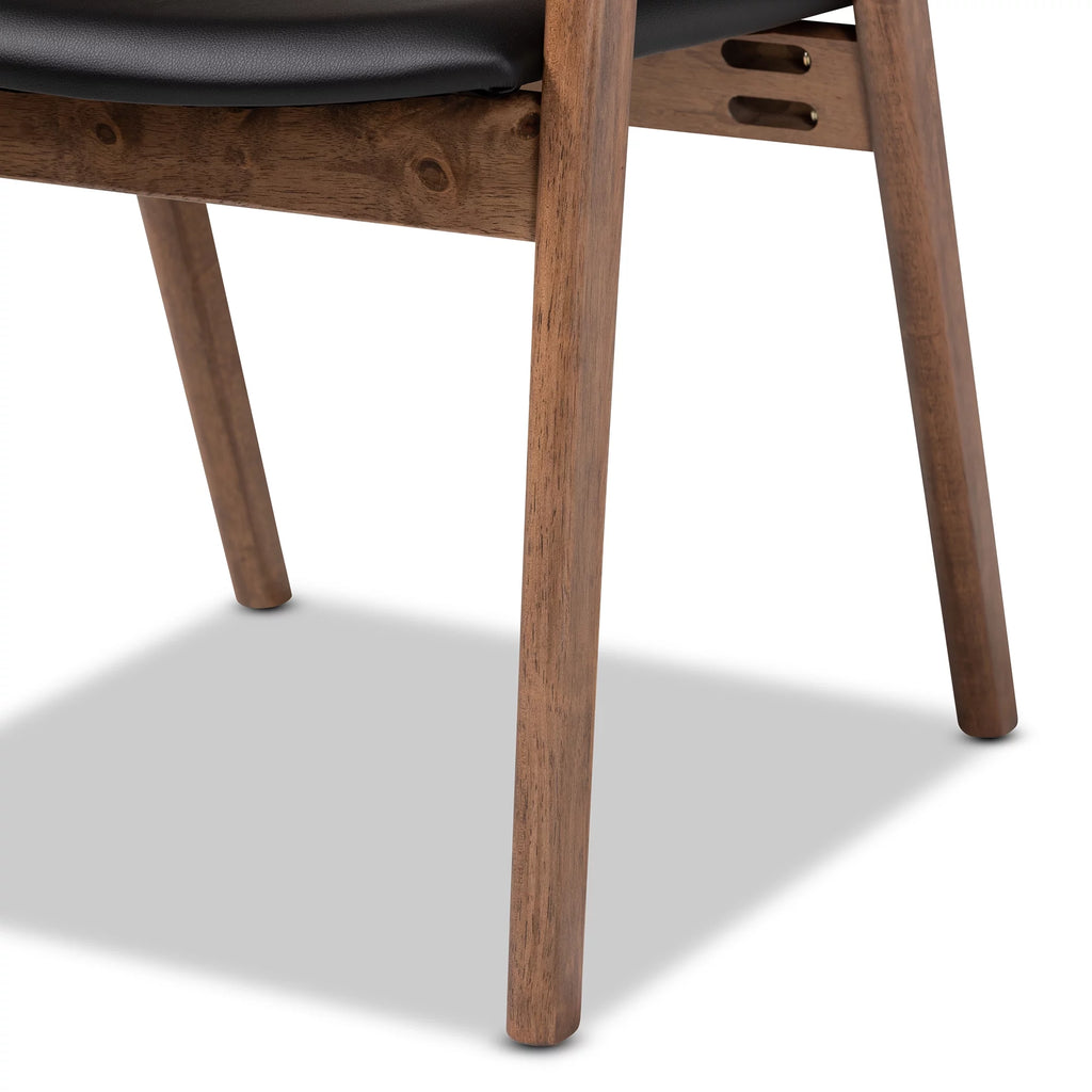Black Dining Chair Set of 2 Z53813