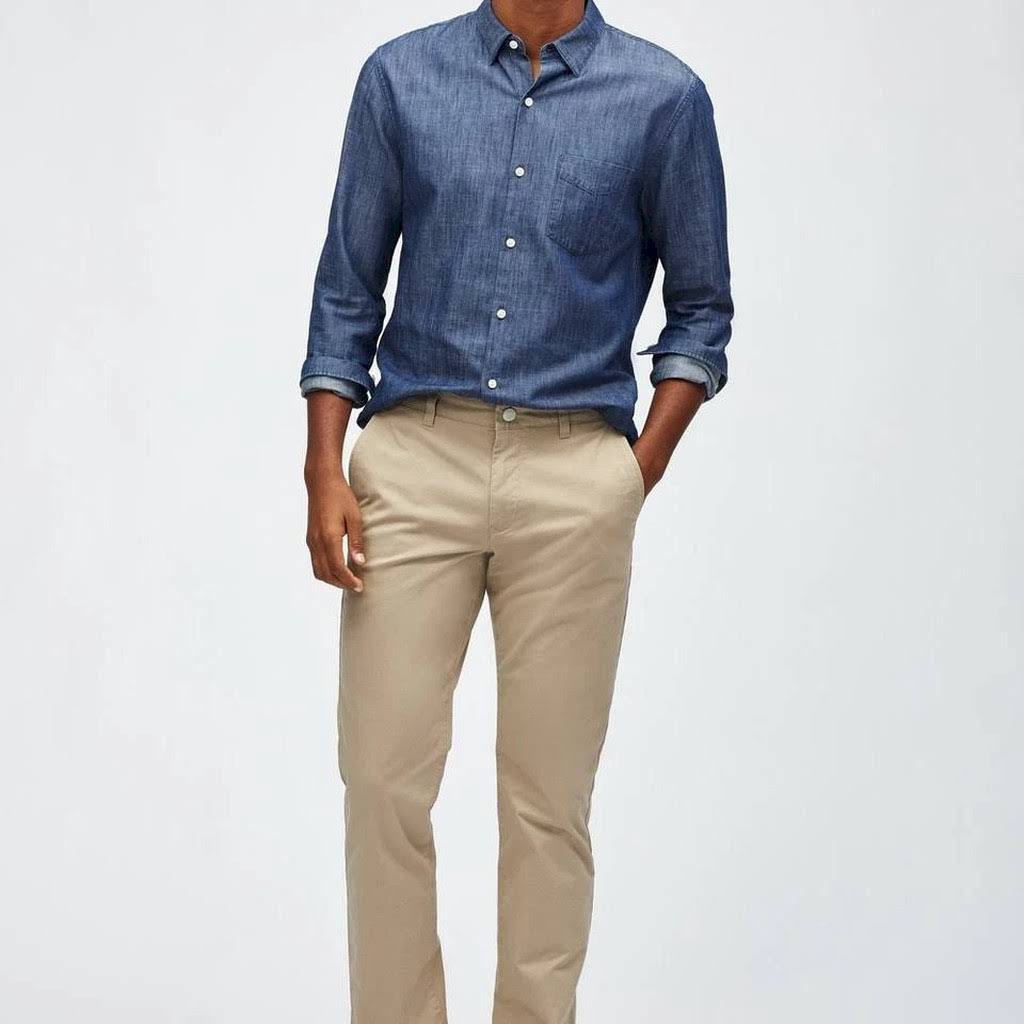 Stretch Washed Chino B6145