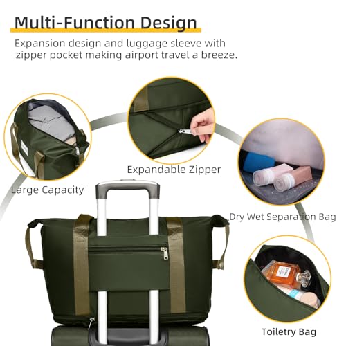 3 Piece Expandable Softside Luggage Set with TSA Lock Spinner Wheels W292765