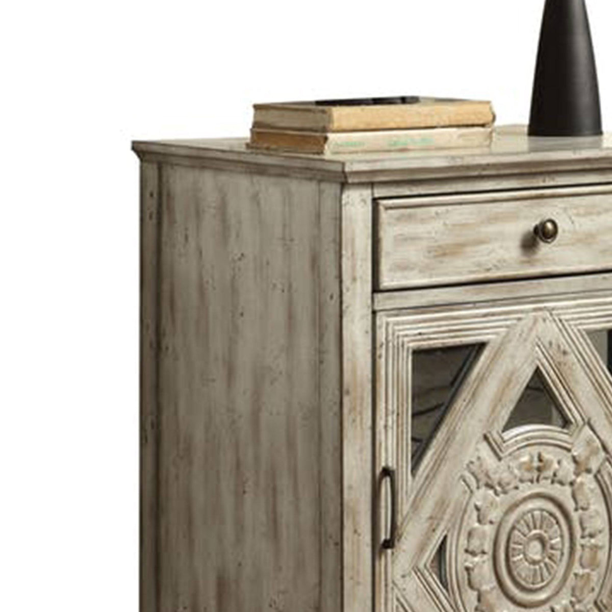 Antique White Side Table H38348