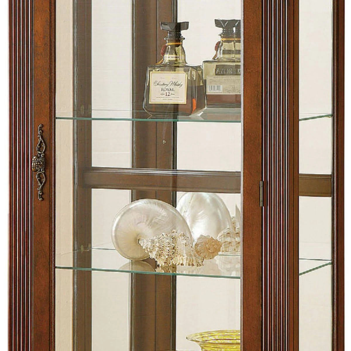Cherry Curio Cabinet F9445