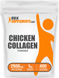 Chicken Collagen Powder - Hydrolyzed Collagen Peptides Powder - Gluten Free, 2500mg per Serving, 1kg (2.2 lbs) W317272