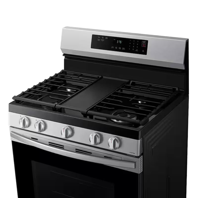 6.0 cu. ft. Smart Freestanding Gas Range with Dual Power Burner Stainless Steel R925