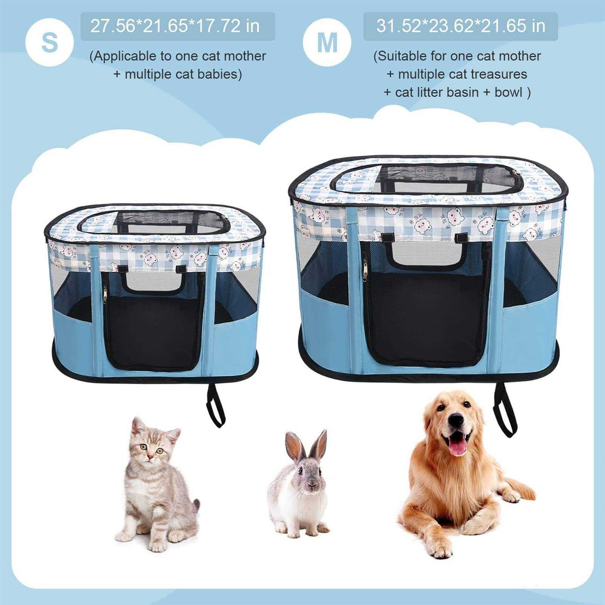 Portable Foldable Pet Playpen K3225
