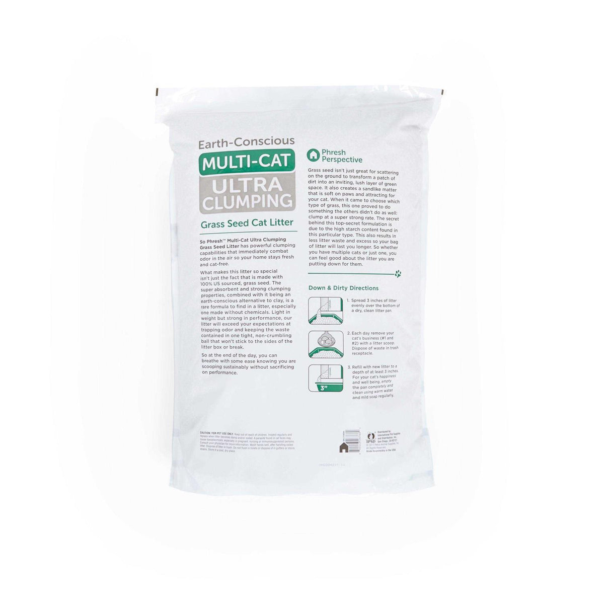 Scented Clumping Grass Seed Cat Litter U821