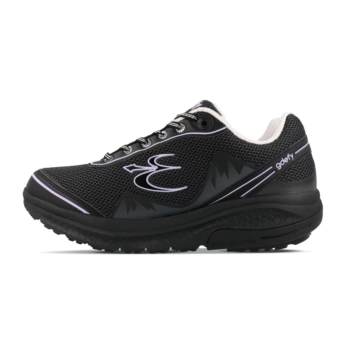 Black Purple Athletic Sneakers V45679
