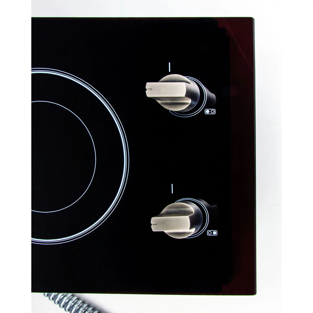 12 in. 240V Built-in Electric Radiant 2-Burner Cooktop L750