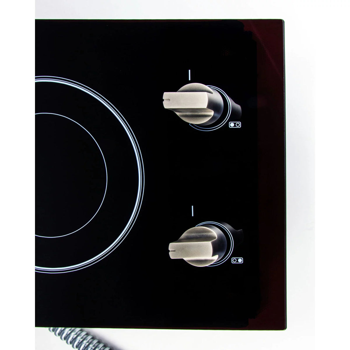 12 in. 240V Built-in Electric Radiant 2-Burner Cooktop L750