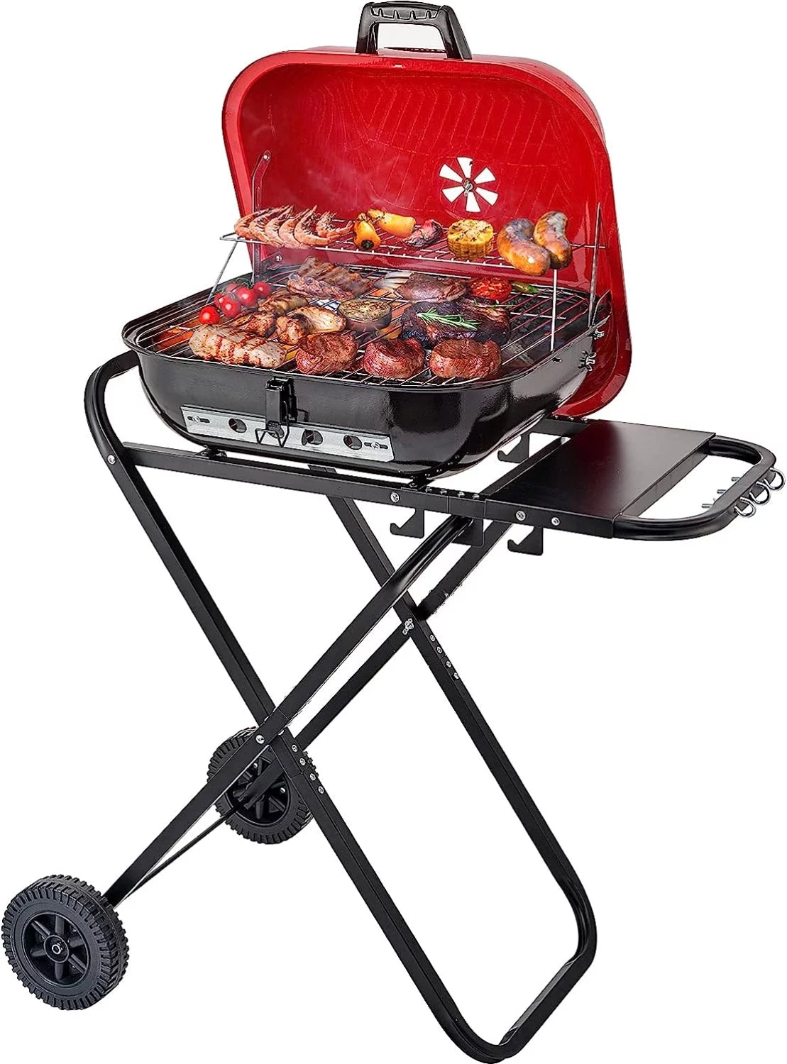 Charcoal Grill Portable Folding Barbecue Grill 18.5-Inch D103