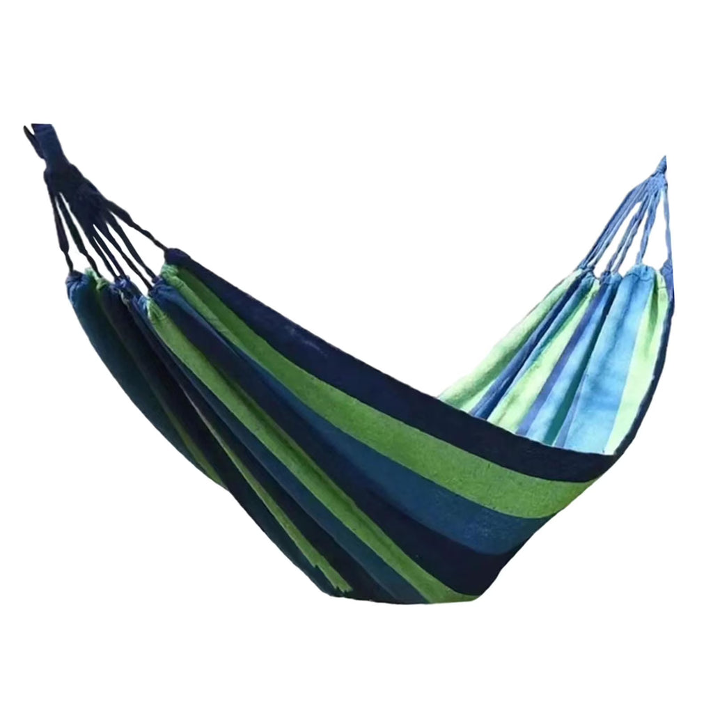 Blue Canvas Camping Hammock 190x80cm S21872
