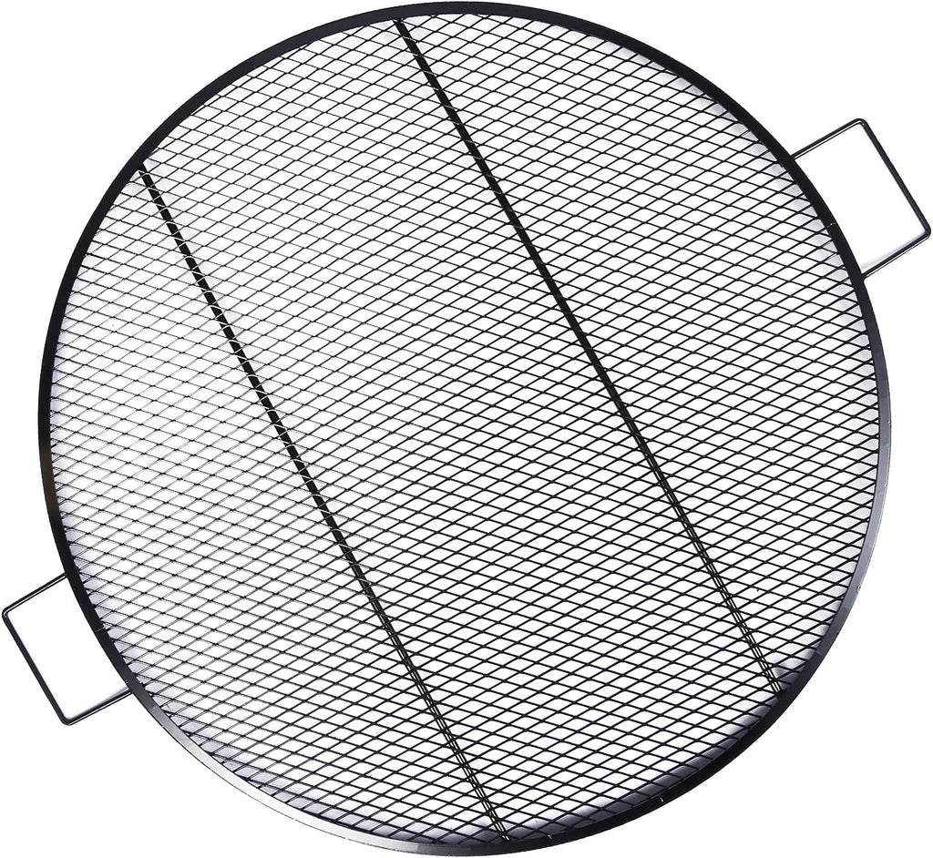Black 30 Inch Round Campfire Cooking Grill P4119