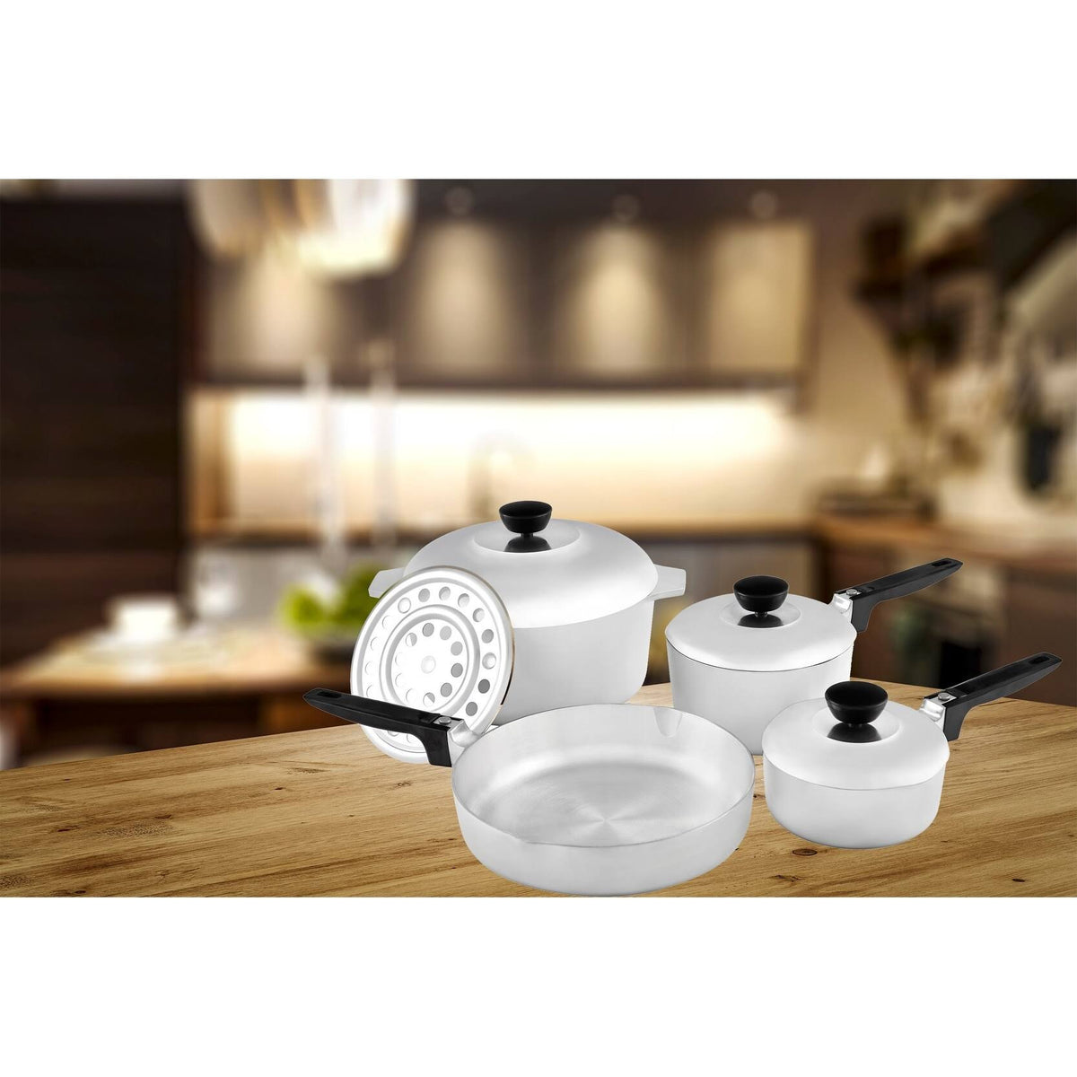 8-Piece Aluminum Cajun Cookware Set W12130