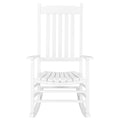 White Wood Rocking Chair C570713
