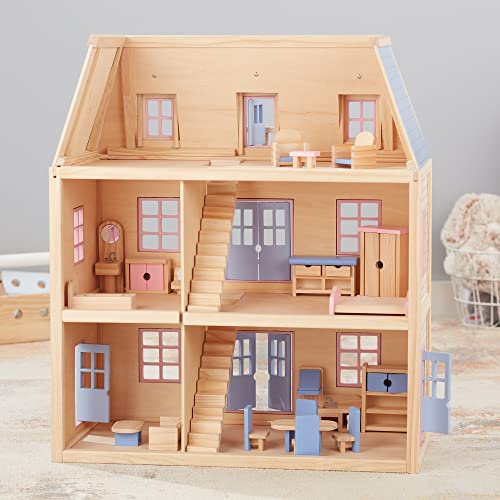 Wooden Multi-Level Dollhouse P54315