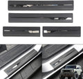 Door Sill Guards Entry Sill Plate Protection 4Pcs/Set ABS Plastic Pack of 2 L43626