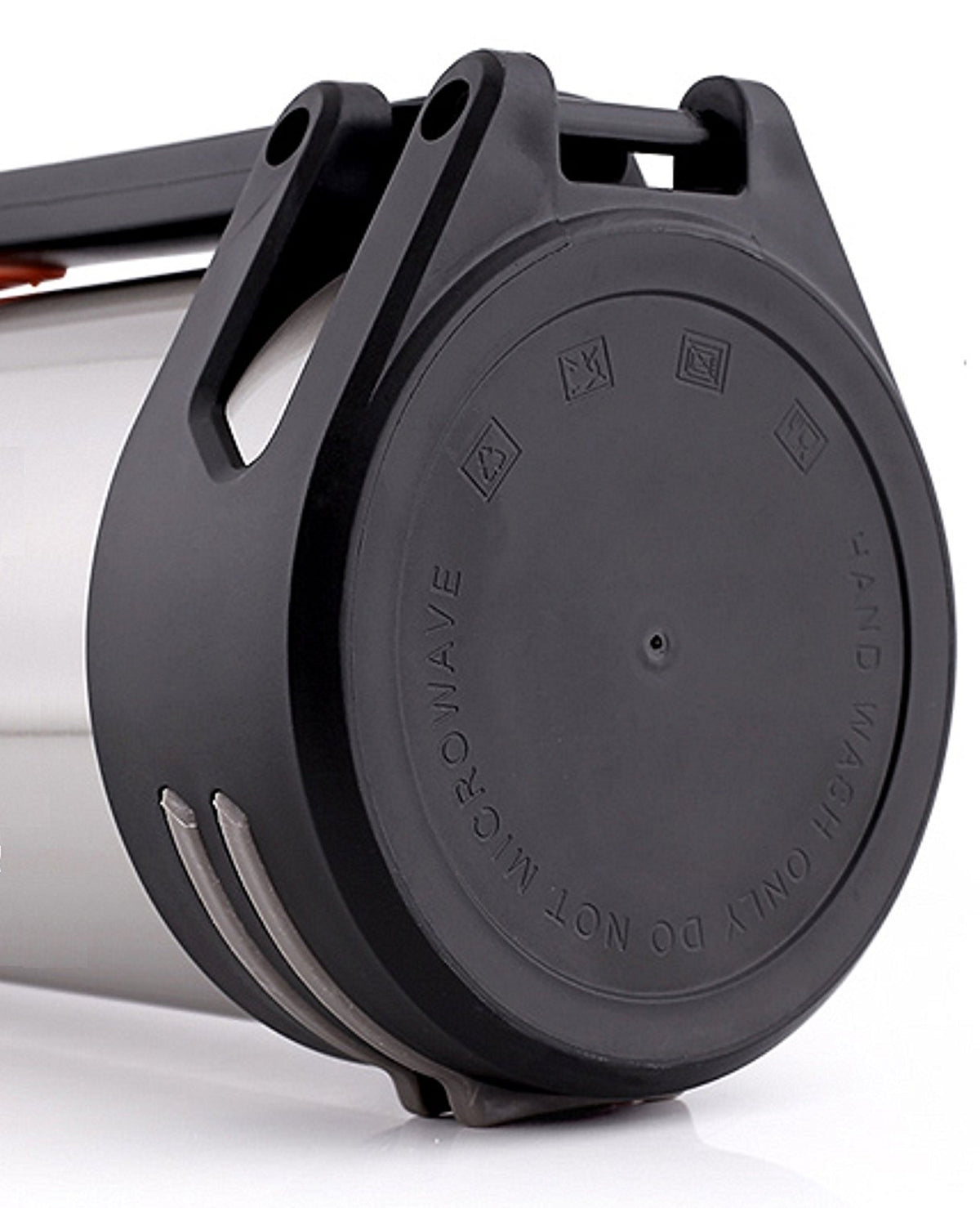 Large Stainless Steel Double Wall Vacuum Insulated Beverage Bottle with Plastic Drinking Mug K391085