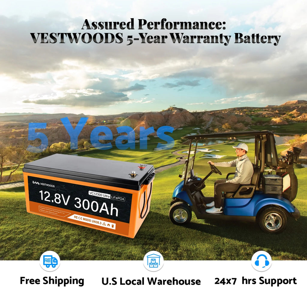 12V 300Ah LiFePO4 Lithium Rechargeable Battery A1465