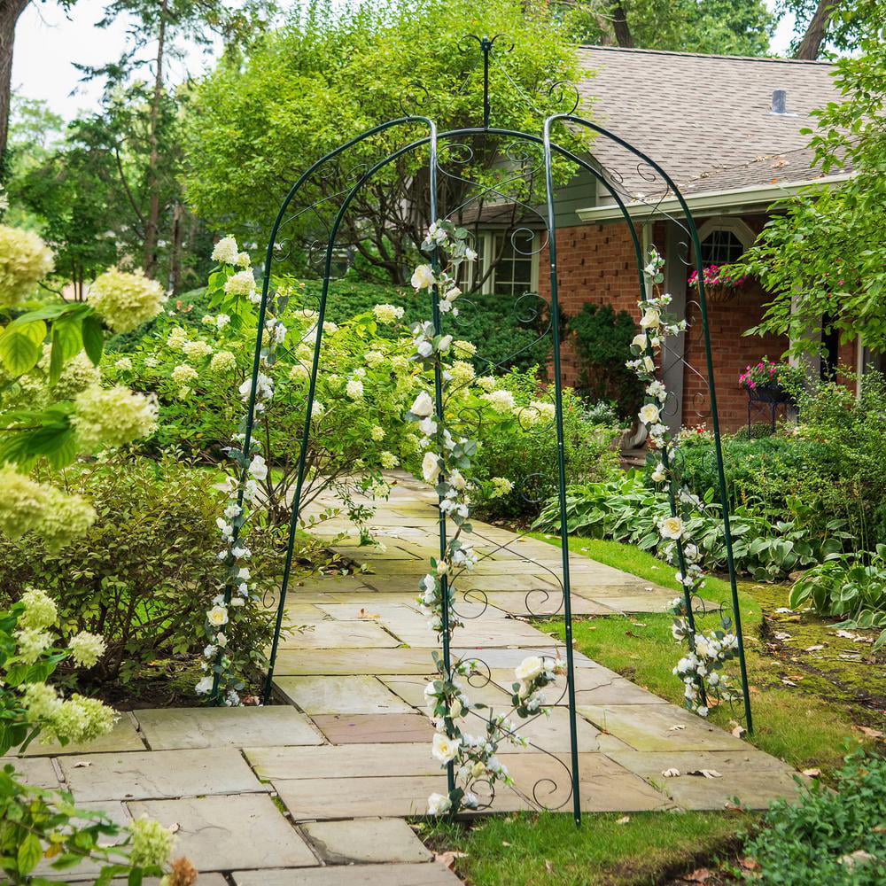 3-Sided Steel Trellis Arbor W604015