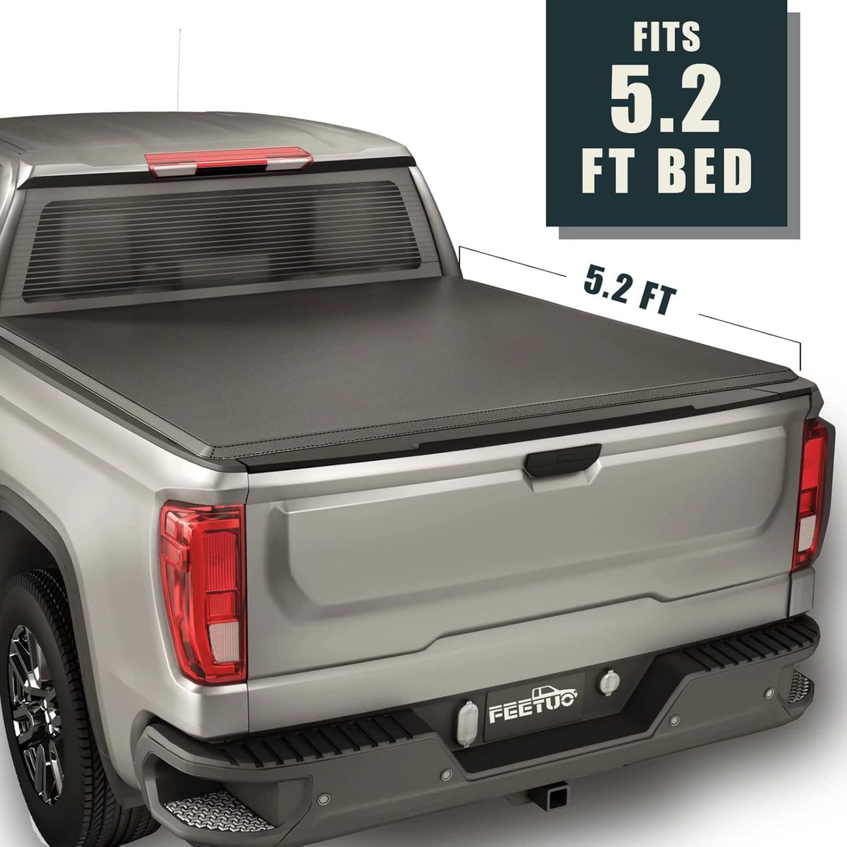 Soft Tri-Fold Tonneau Cover Truck Bed Z78287