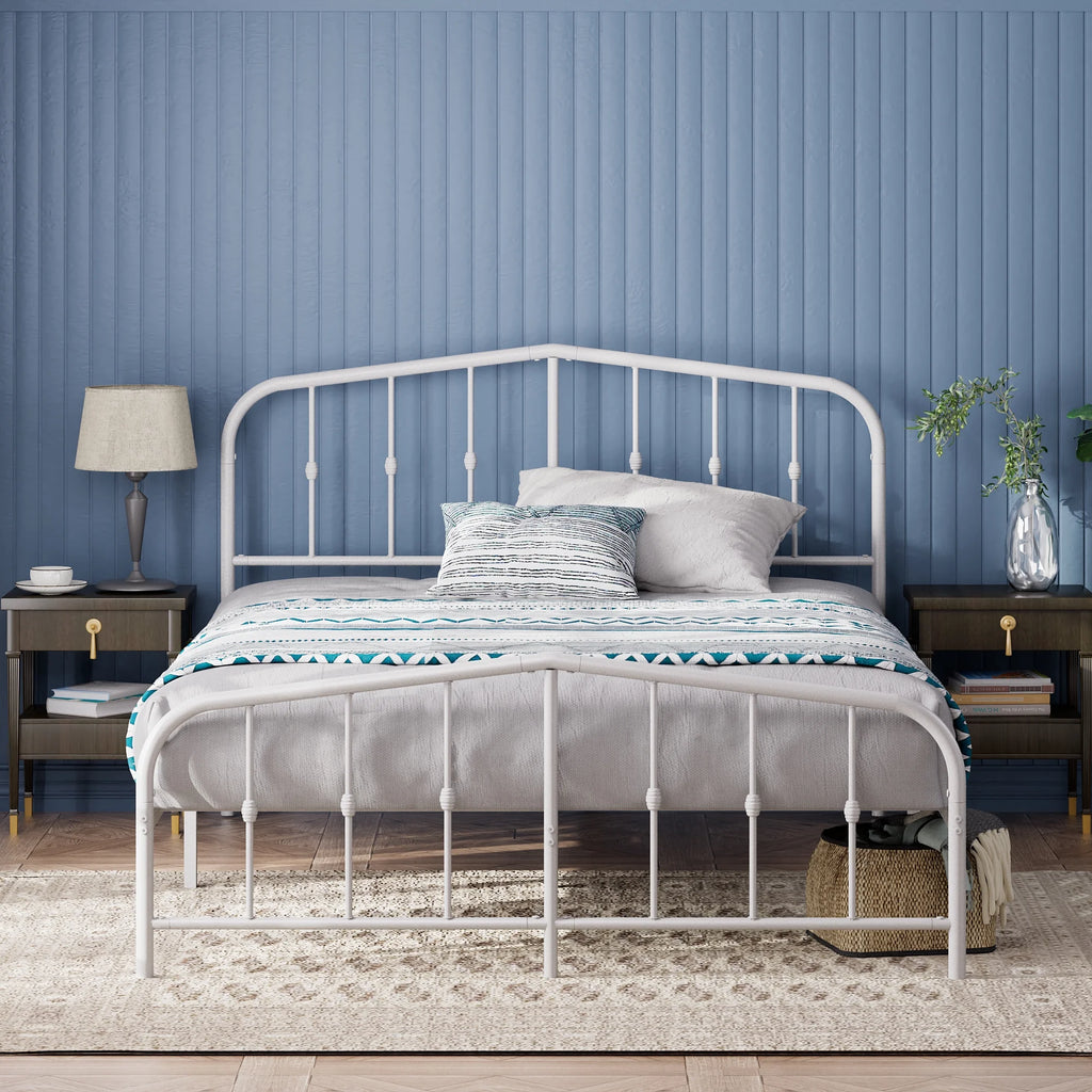 Black Queen Metal Platform Bed Frame F3226