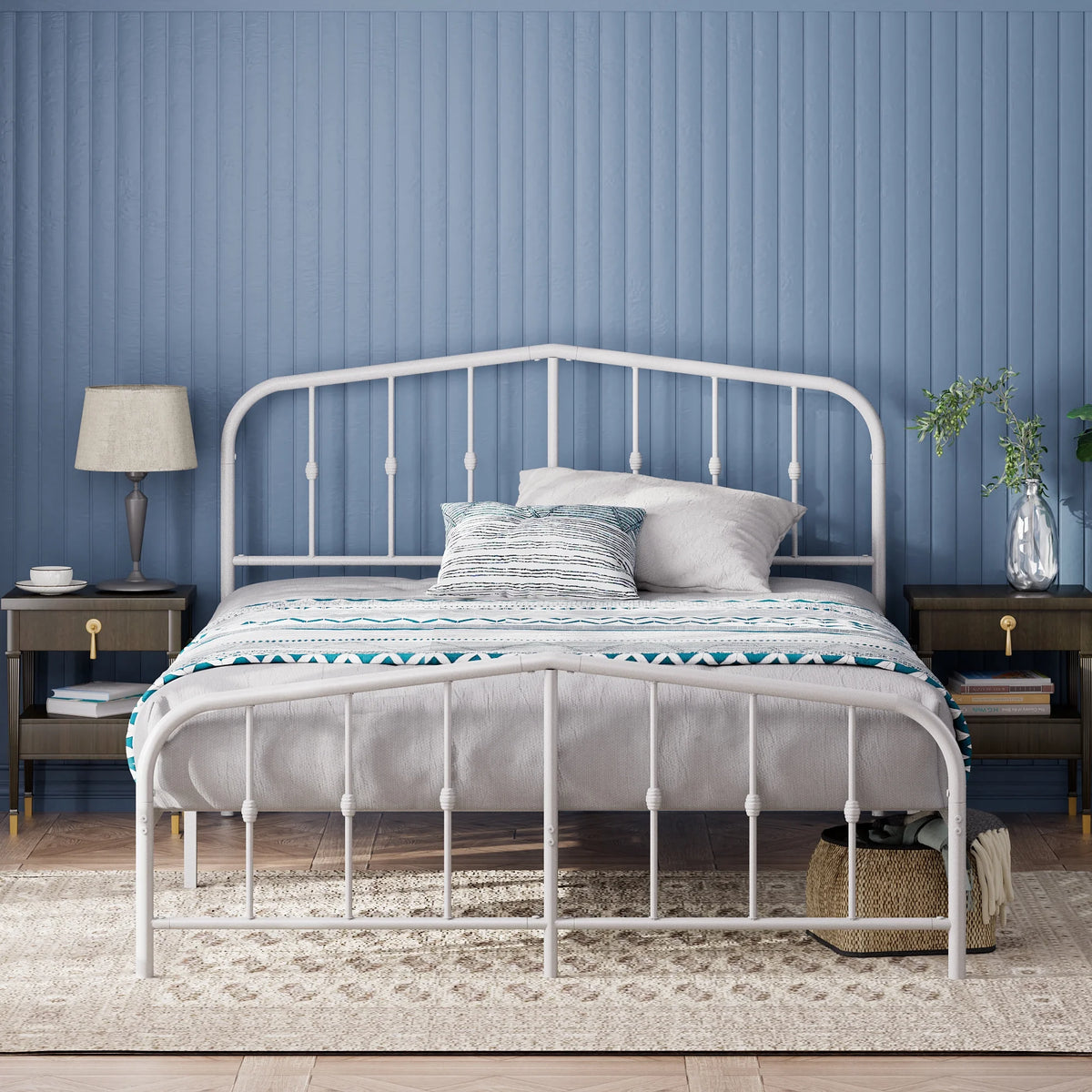 Black Queen Metal Platform Bed Frame F3226
