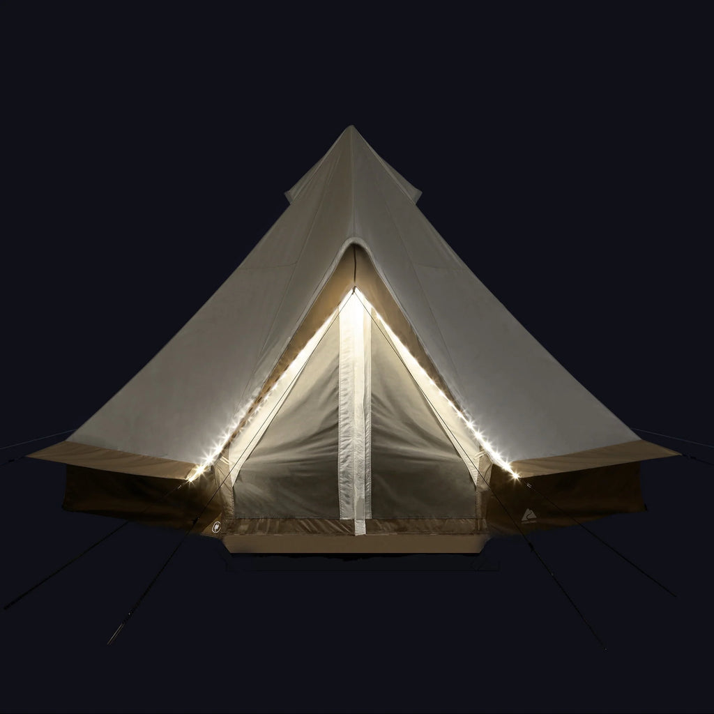 15' x 15' 8-Person Glamping Bell Tent V726